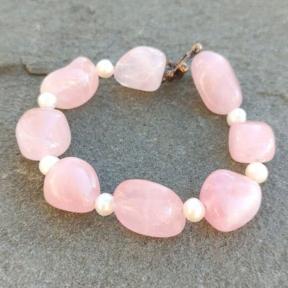 13 VTG NEW Resell 💲Bundle! Genuine Pearls Jasper Aquamarine Bracelets - Picture 14 of 17